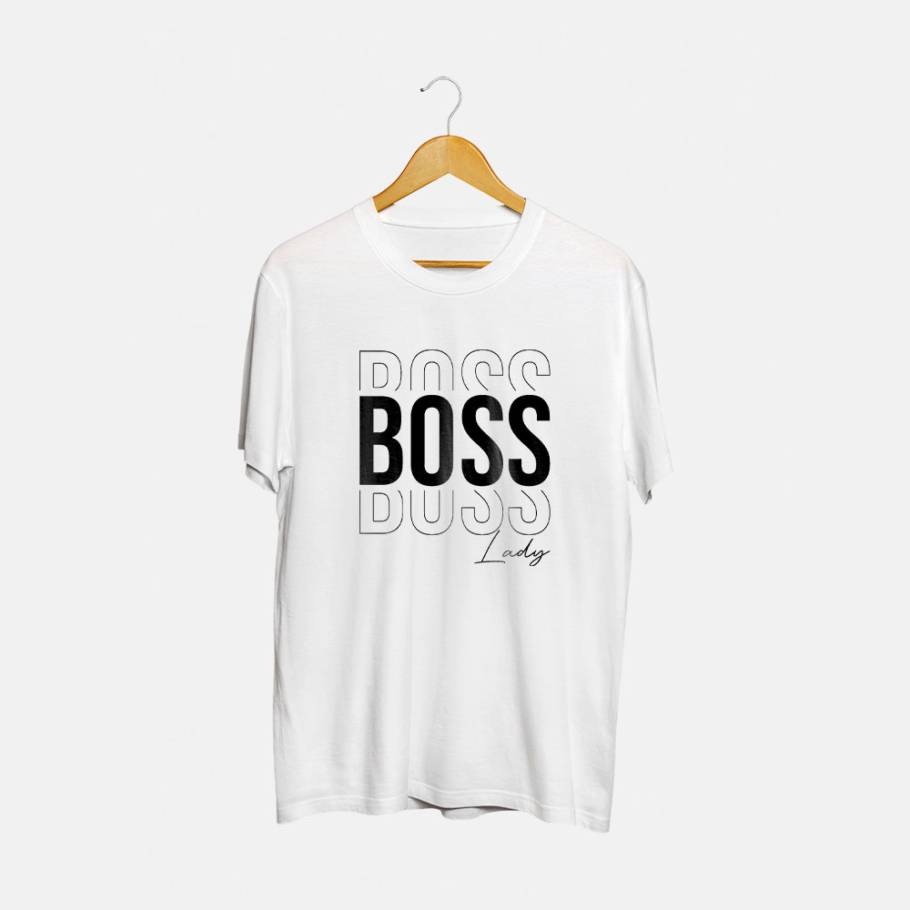 Boss Lady Round Neck T-Shirt