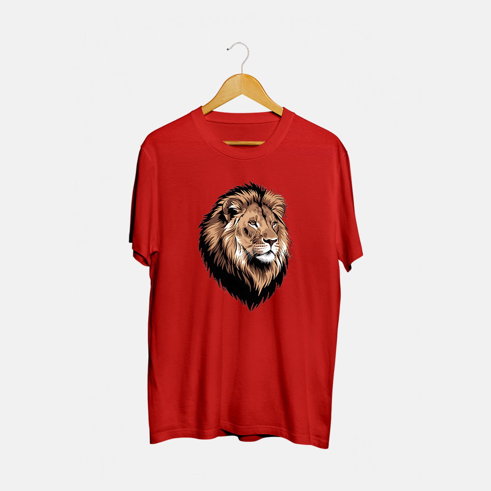 Lion Round Neck T-Shirt