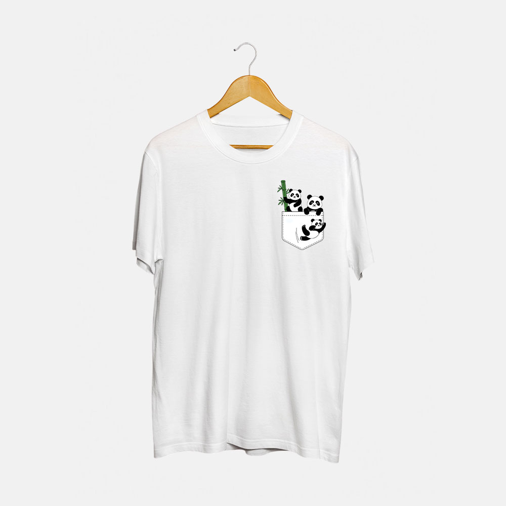 Panda Round Neck T-Shirt