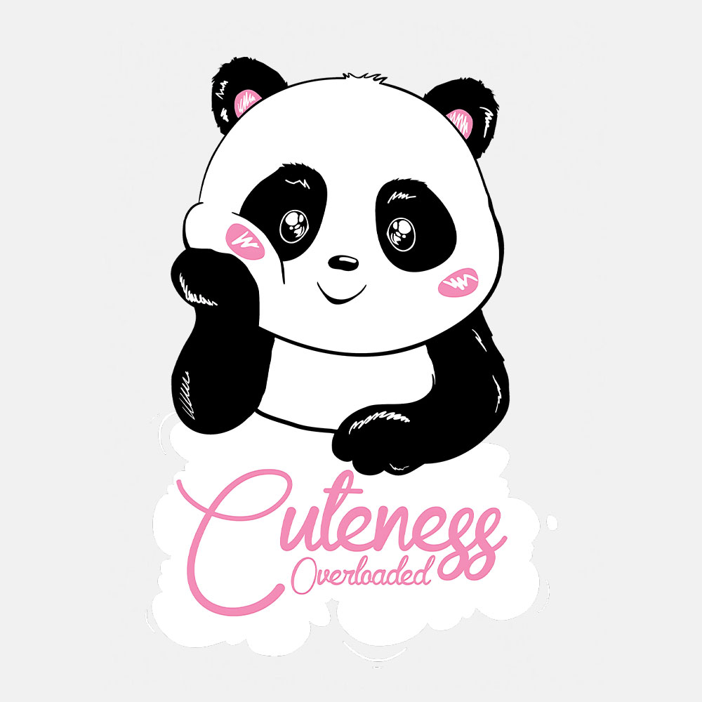 Panda Round Neck T-Shirt